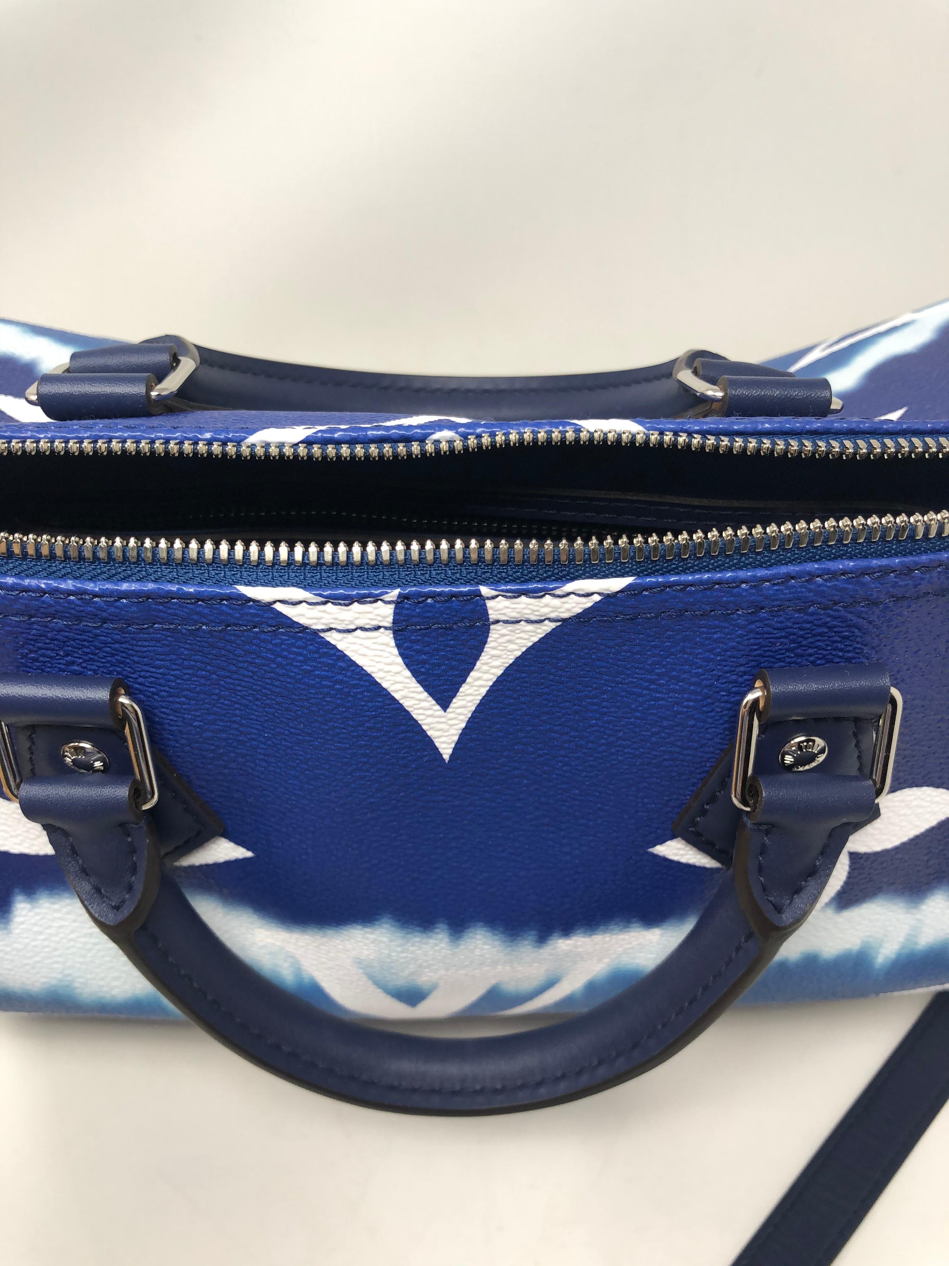 Louis Vuitton Escale Blue Speedy Bandouliere 3