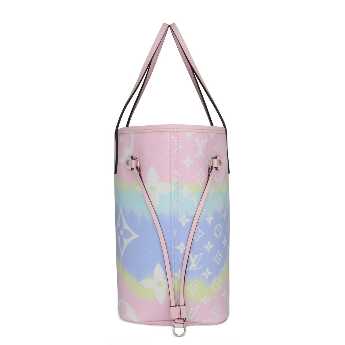 Women's or Men's Louis Vuitton Escale Neverfull MM Bag in Pastel 2020 Limited Edition