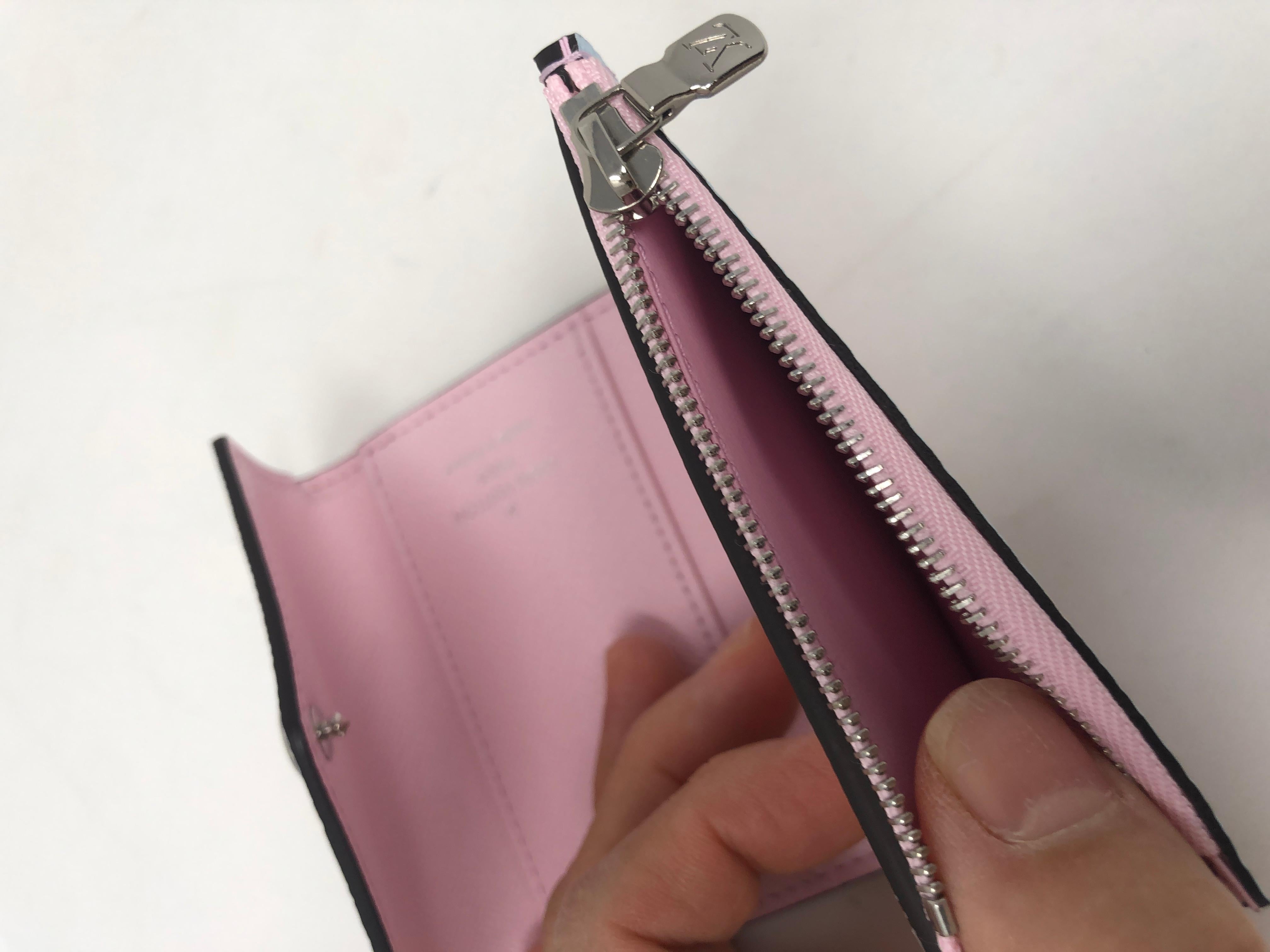 Louis Vuitton Escale Pink Zoe Wallet  1