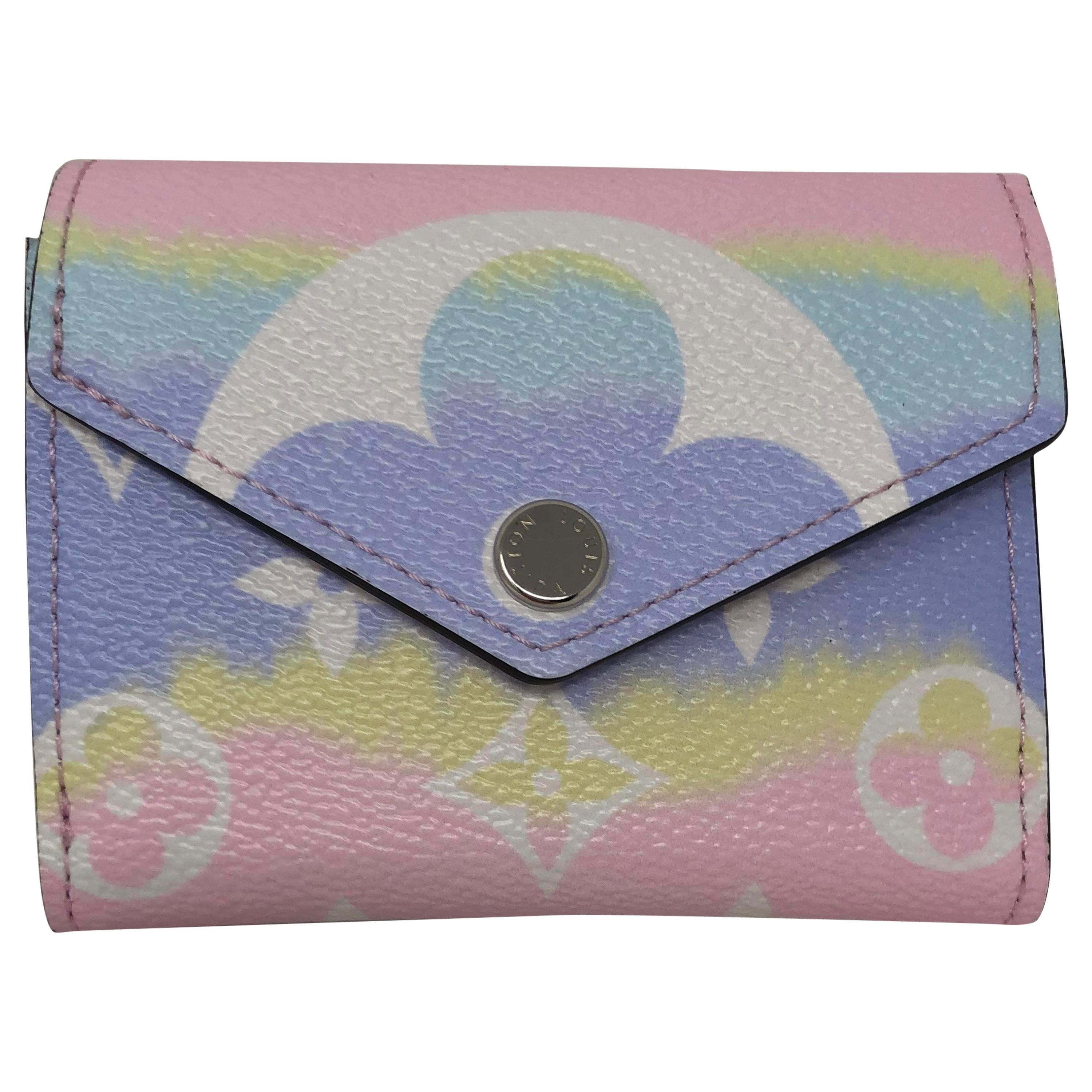 LV wallet with box( BETTER THAN 1:1) sunrise pastel