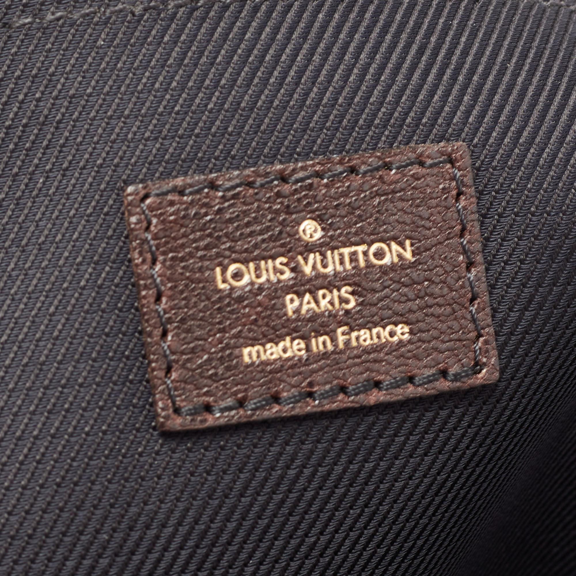 Louis Vuitton Espresso Monogram Suede Limited Edition Irene Bag 5