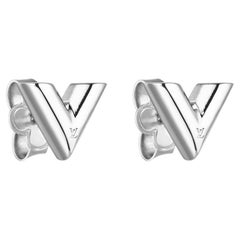 NEW Louis Vuitton LV Iconic Earrings Gold Hardware Cruise Collection M00610  For Sale at 1stDibs