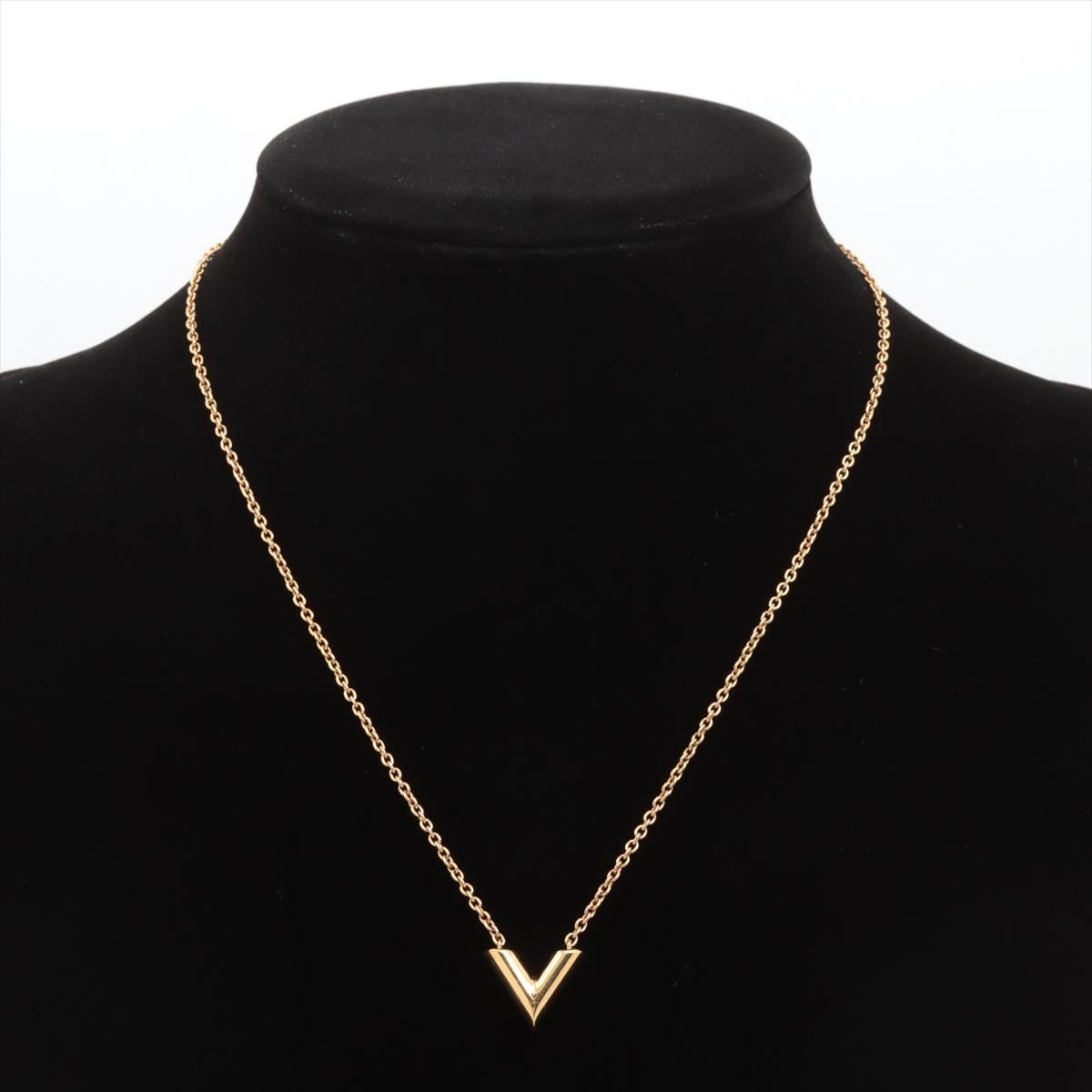 Louis Vuitton Essential V Necklace For Sale 2
