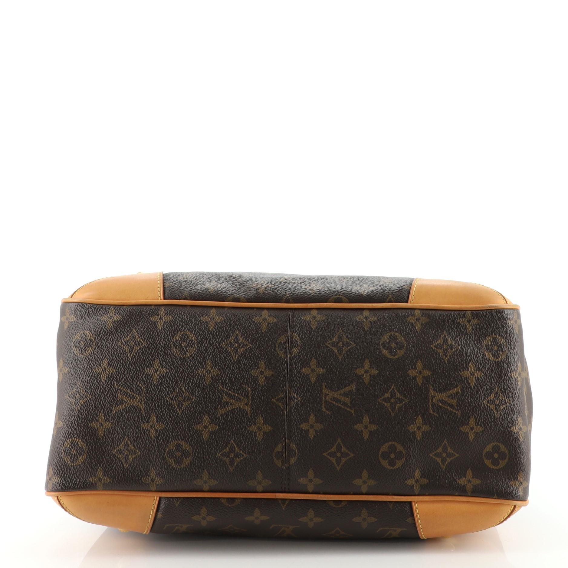 Brown Louis Vuitton Estrela Handbag Monogram Canvas MM