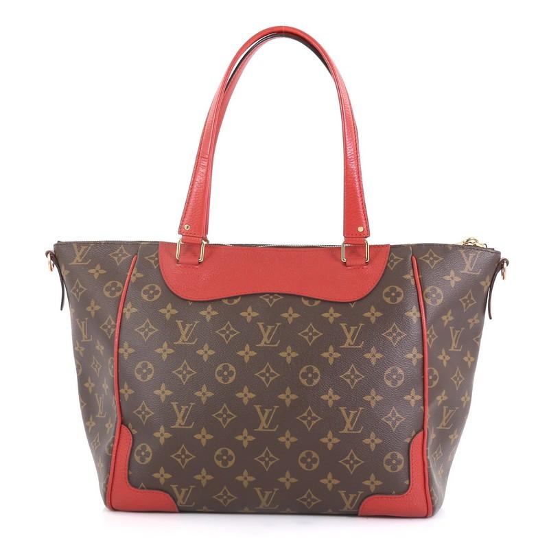 Brown Louis Vuitton Estrela NM Handbag Monogram Canvas 
