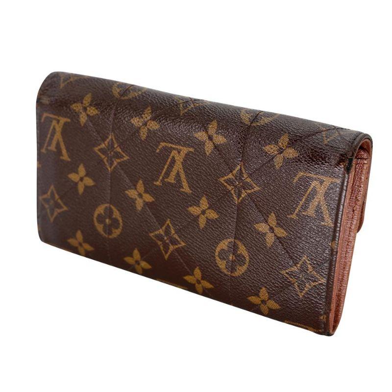 Black Louis Vuitton Etoile GM Quilted Long Wallet LV-1201P-0007 For Sale