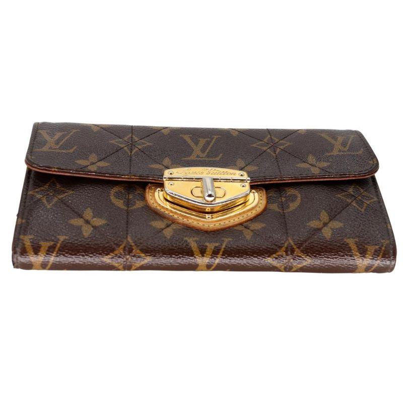 Louis Vuitton Etoile GM Quilted Long Wallet LV-1201P-0007 In Good Condition For Sale In Downey, CA