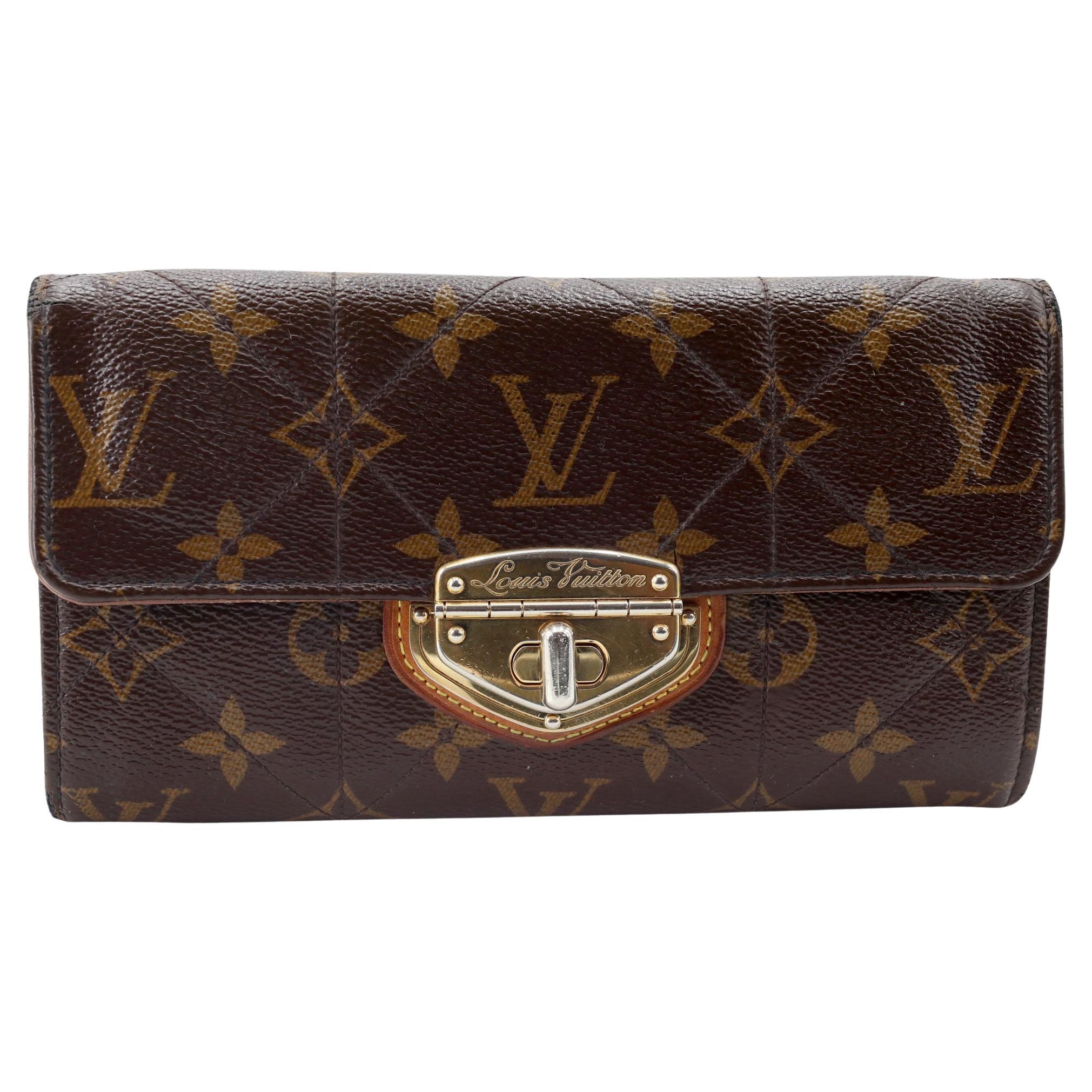 Louis Vuitton Etoile Porte Quilted Sarah Flap Wallet LV-W1110P-A003 For Sale