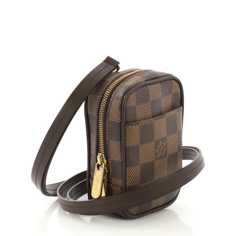 Black Louis Vuitton Etui Okapi Camera Case Damier GM