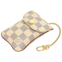 Louis Vuitton Etui Telephone MM Damier Azur Canvas Phone Case
