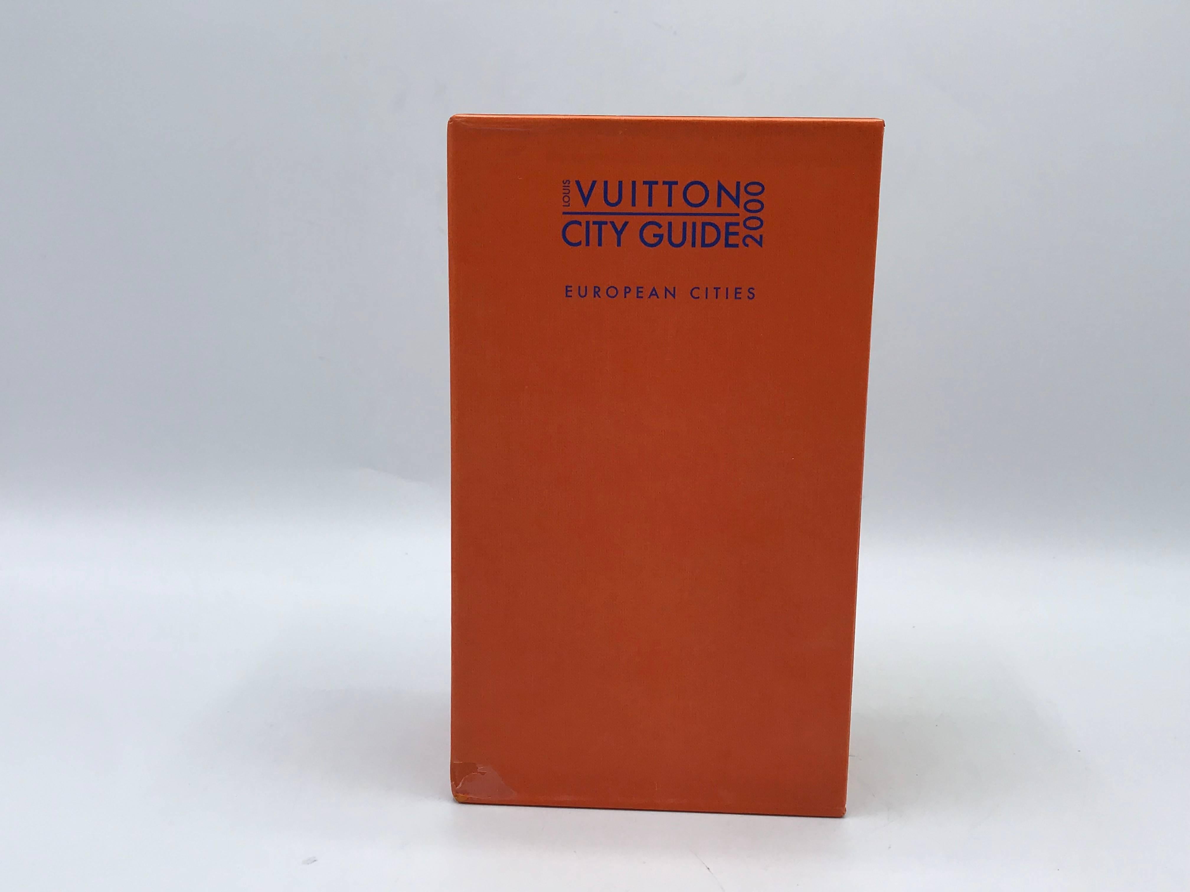 Listed is an exquisite, Louis Vuitton European city guides box set, circa 2000. The set includes eight books and the collectors box. 

Books follow as: (I-VIII)
I - Paris
II - Lyons, Marseilles, Strasbourg, and Toulouse
III - London, Dublin,