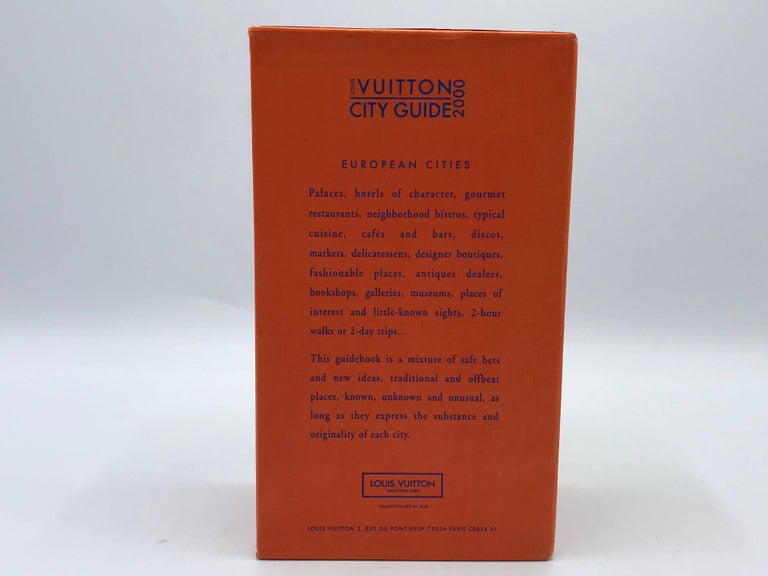 Louis Vuitton European Cities Guide Book Set Year 2000