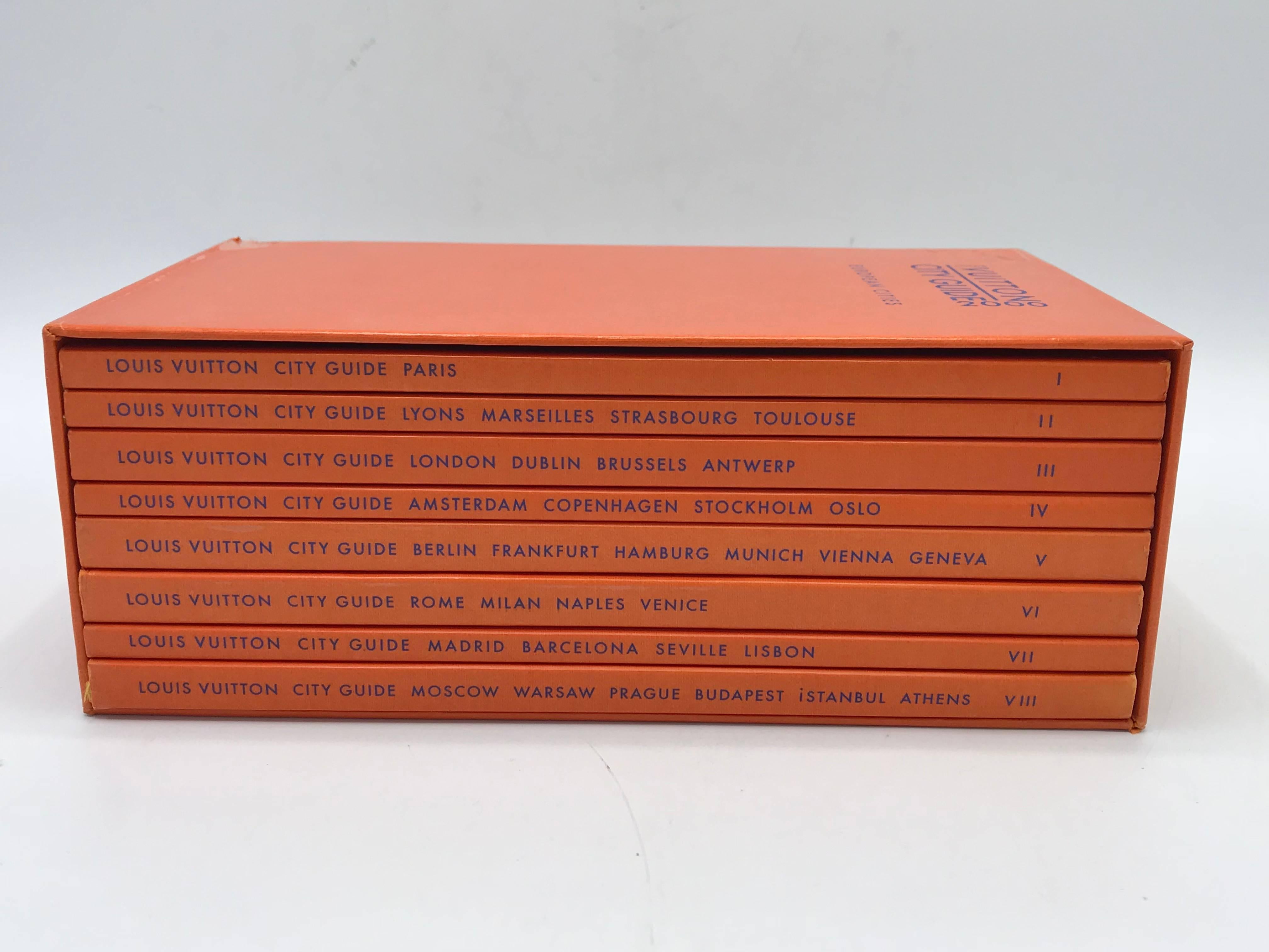 Louis Vuitton European City Guides Box Set, 2000 In Excellent Condition In Richmond, VA