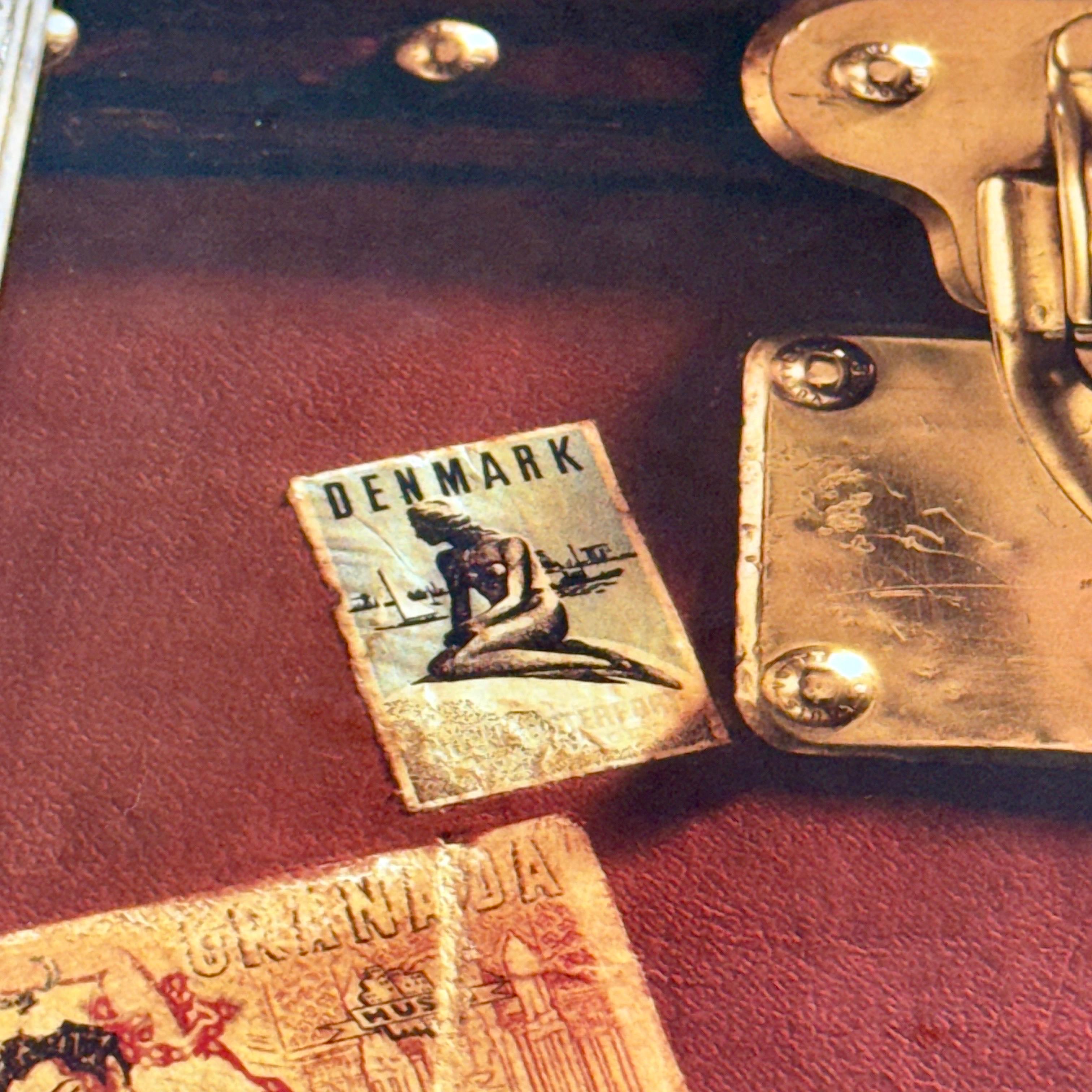 Louis Vuitton European Travel Trunk Kunstdruck gerahmt im Angebot 7