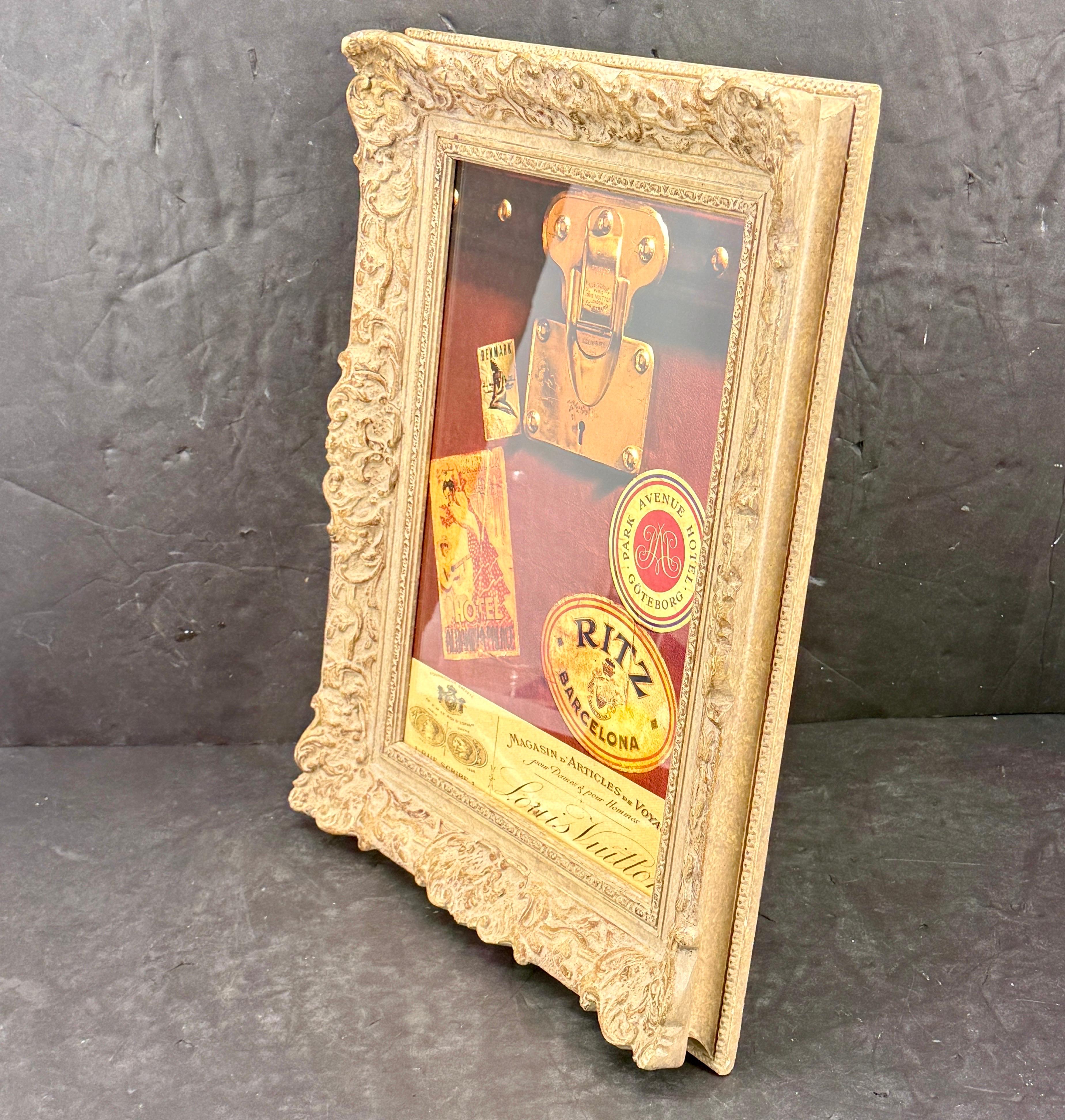 Louis Vuitton European Travel Trunk Kunstdruck gerahmt im Angebot 8