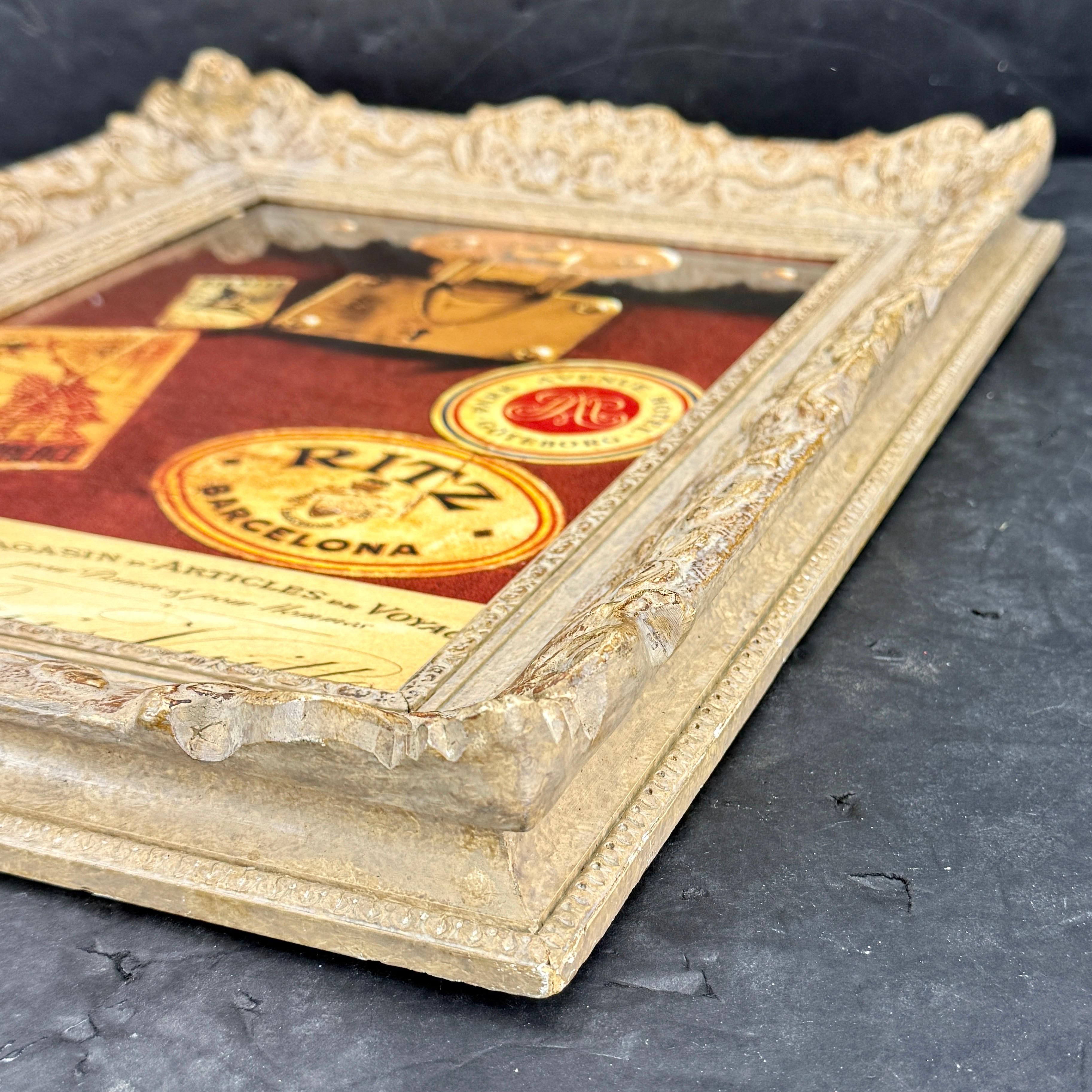 Louis Vuitton European Travel Trunk Kunstdruck gerahmt im Angebot 1