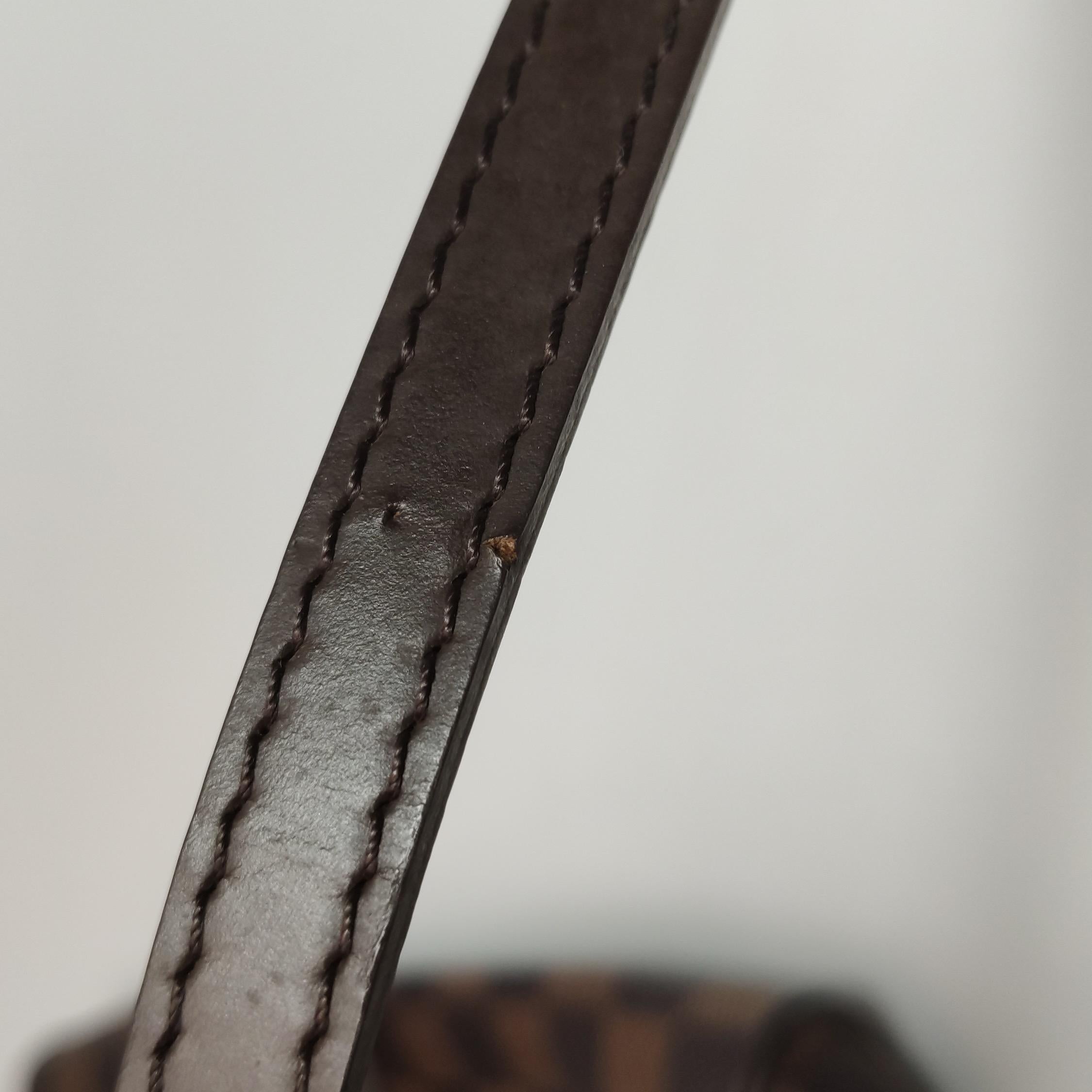 Louis Vuitton Eva Marrone Damier Ebene Borsa a tracolla Monogram con tracolla in vendita 5