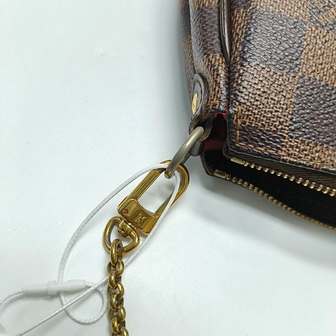 Louis Vuitton Eva Marrone Damier Ebene Borsa a tracolla Monogram con tracolla in vendita 6