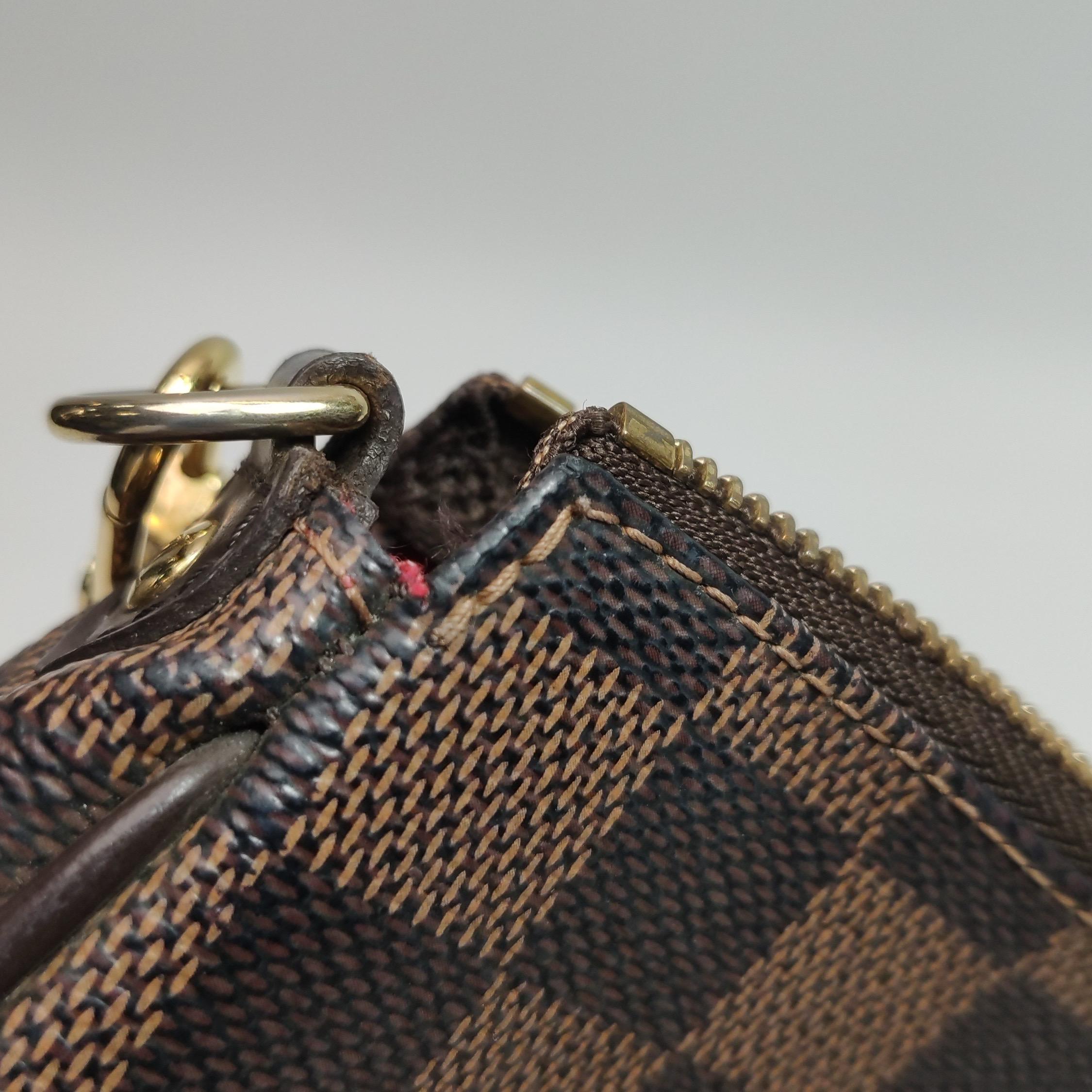 Louis Vuitton Eva Marrone Damier Ebene Borsa a tracolla Monogram con tracolla in vendita 10