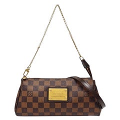 Louis Vuitton Eva Braun Damier Ebene Monogram Umhängetasche mit Riemen