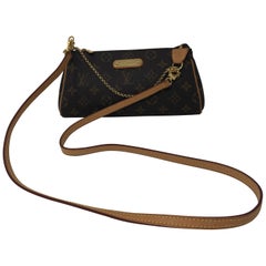 Louis Vuitton Monogram Eva Clutch Crossbody Bag For Sale at 1stDibs