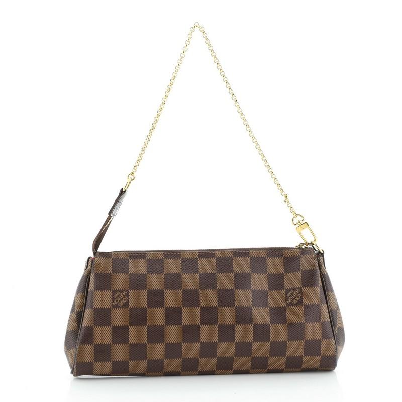 Black Louis Vuitton Eva Crossbody Damier