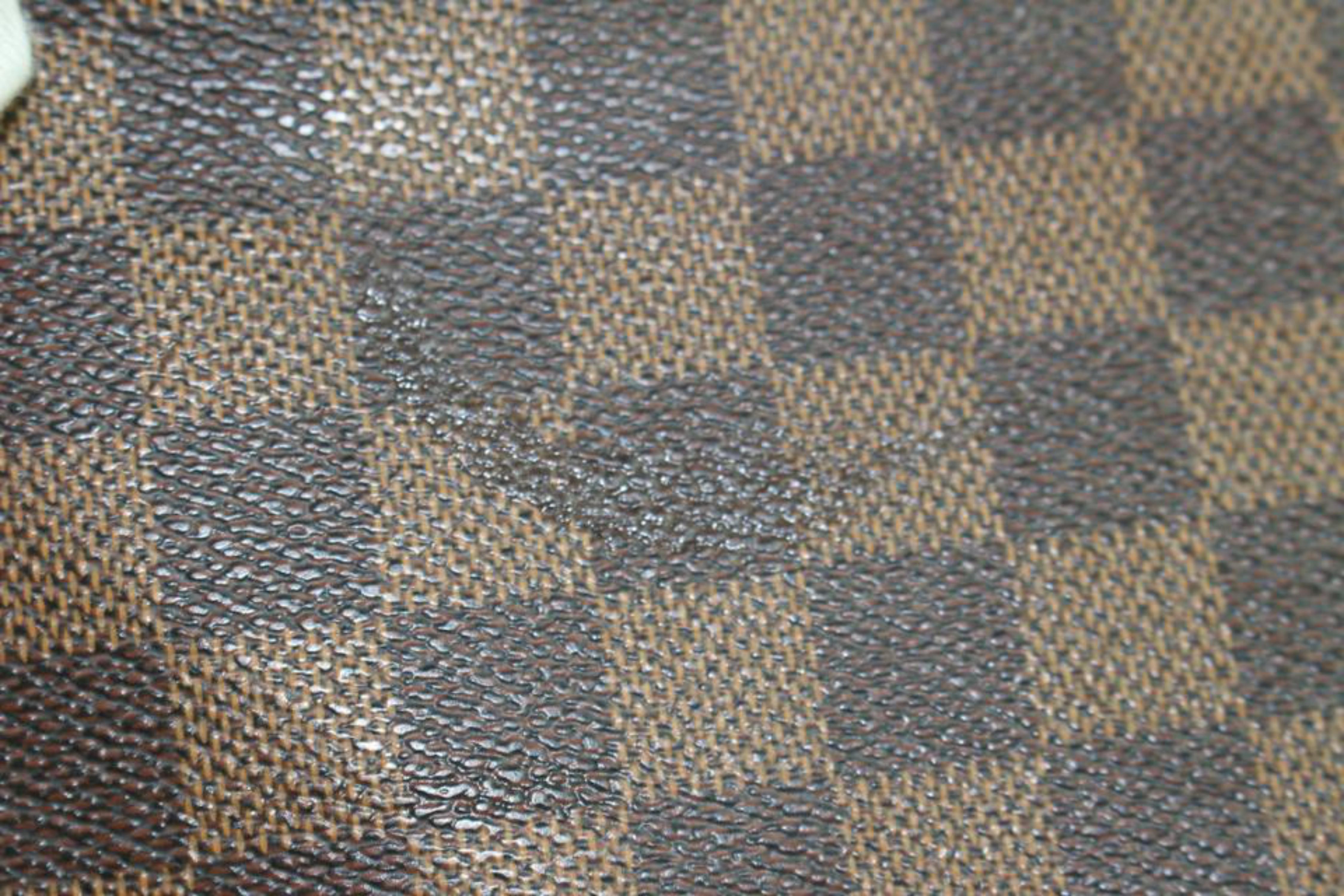 Louis Vuitton Eva Damier Ebene 2way 3lz1128 Brown Coated Canvas Cross Body Bag For Sale 6