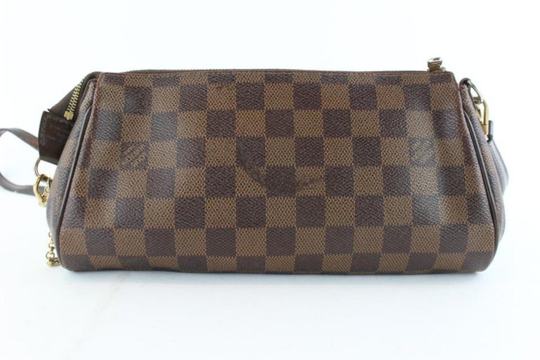 Louis Vuitton Eva Damier Ebene 2way 3lz1128 Brown Coated Canvas Cross Body  Bag For Sale at 1stDibs