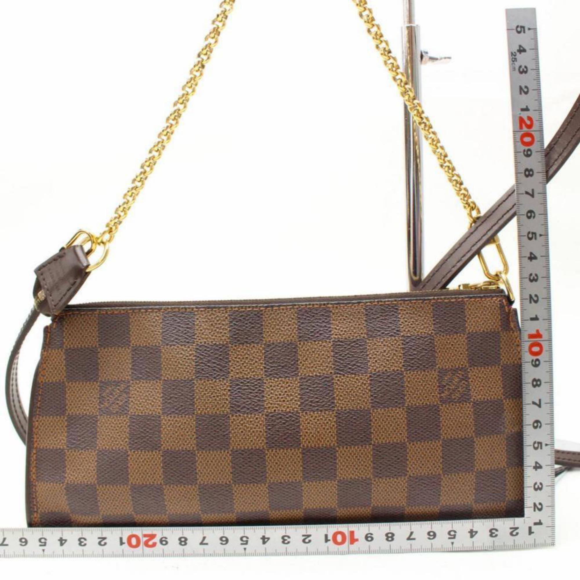 Louis Vuitton Eva Damier Ebene Sophie 2way Crossbody Eva) 867019 Shoulder Bag In Good Condition For Sale In Forest Hills, NY