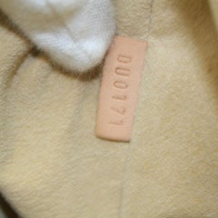 Louis Vuitton Evora Damier Azur Gm 869863 White Coated Canvas Shoulder Bag