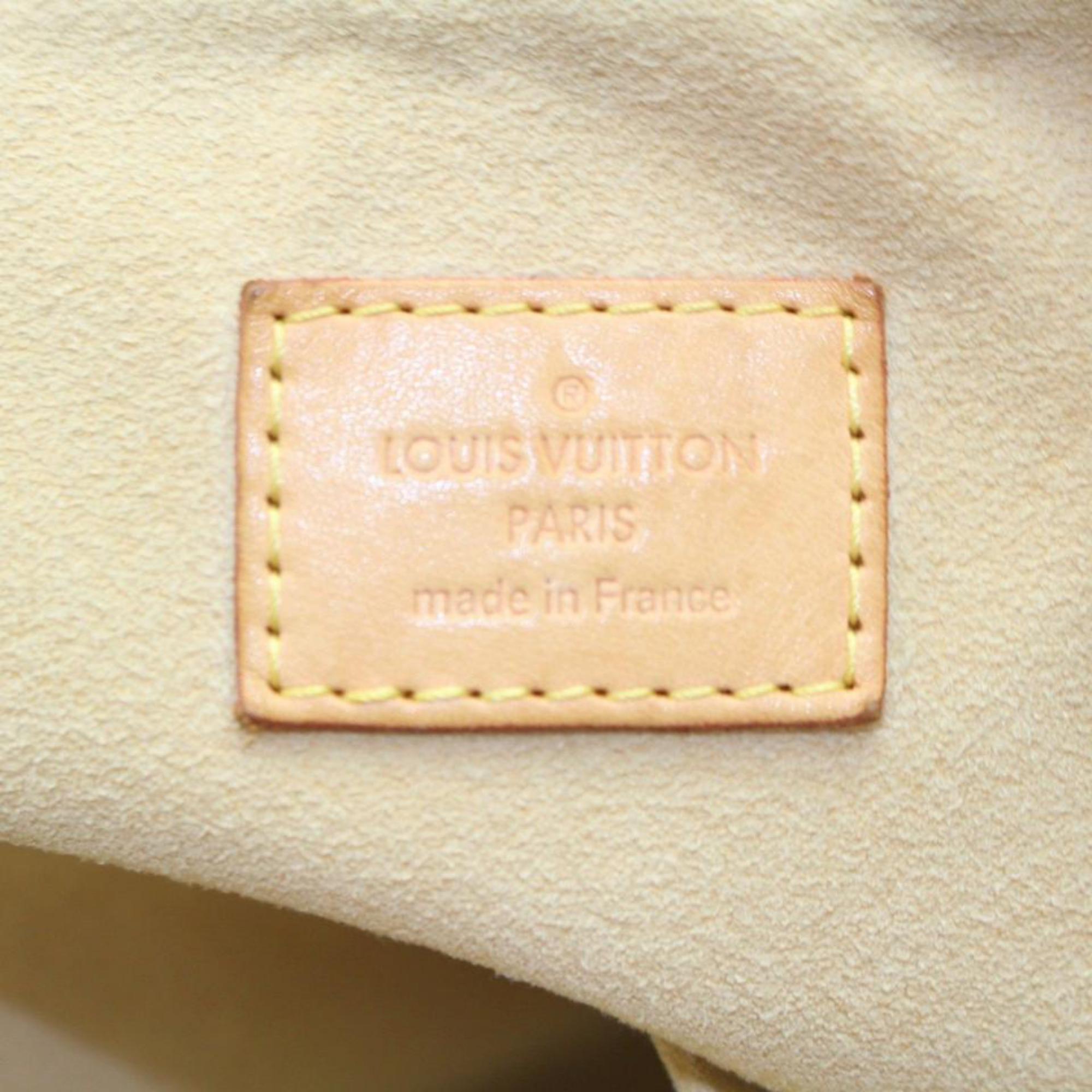 Women's Louis Vuitton Evora Damier Azur Gm 869863 White Coated Canvas Shoulder Bag For Sale
