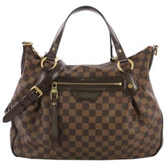 Louis Vuitton Evora Handbag Damier MM