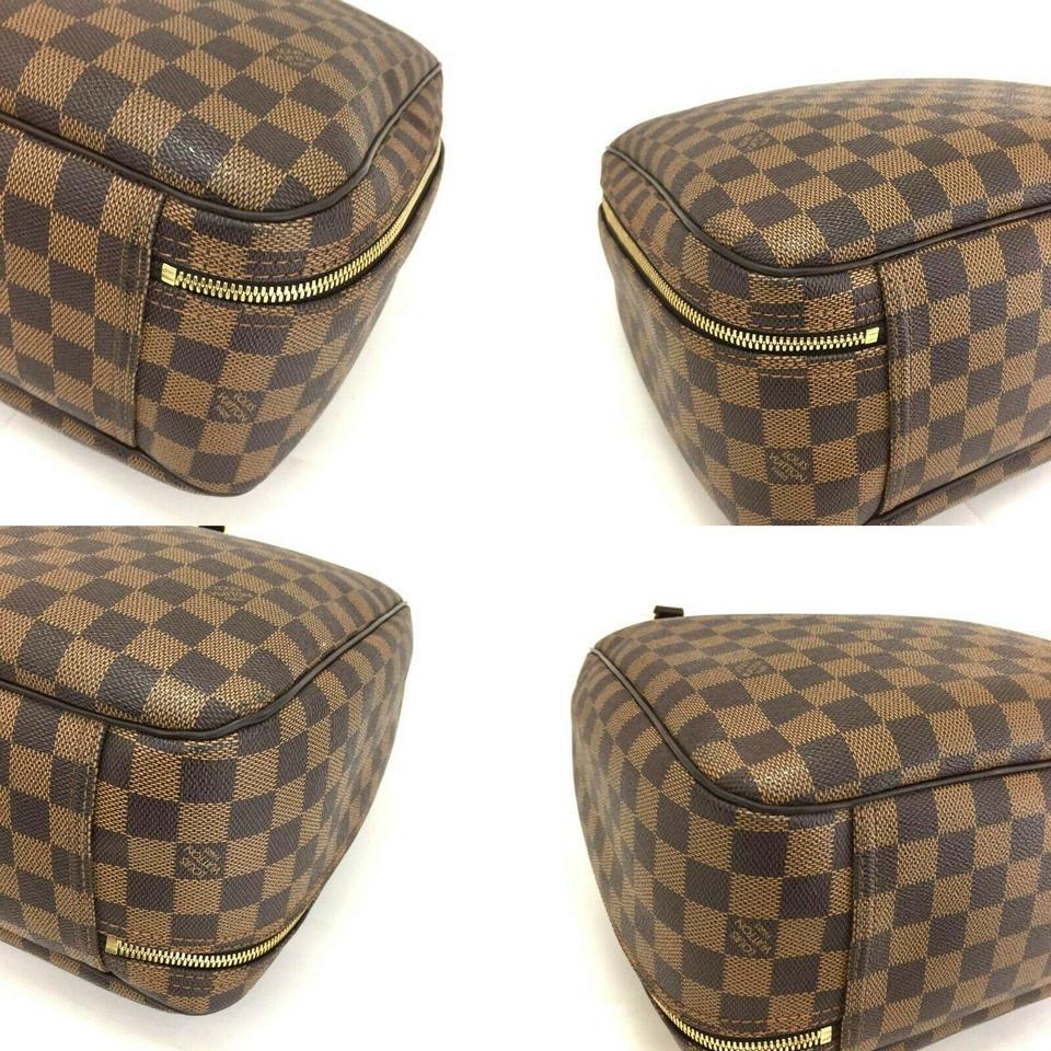 Sac à main Louis Vuitton Excursion Speedy Alma Ultra Rare en damier ébène sur commande spéciale en vente 3