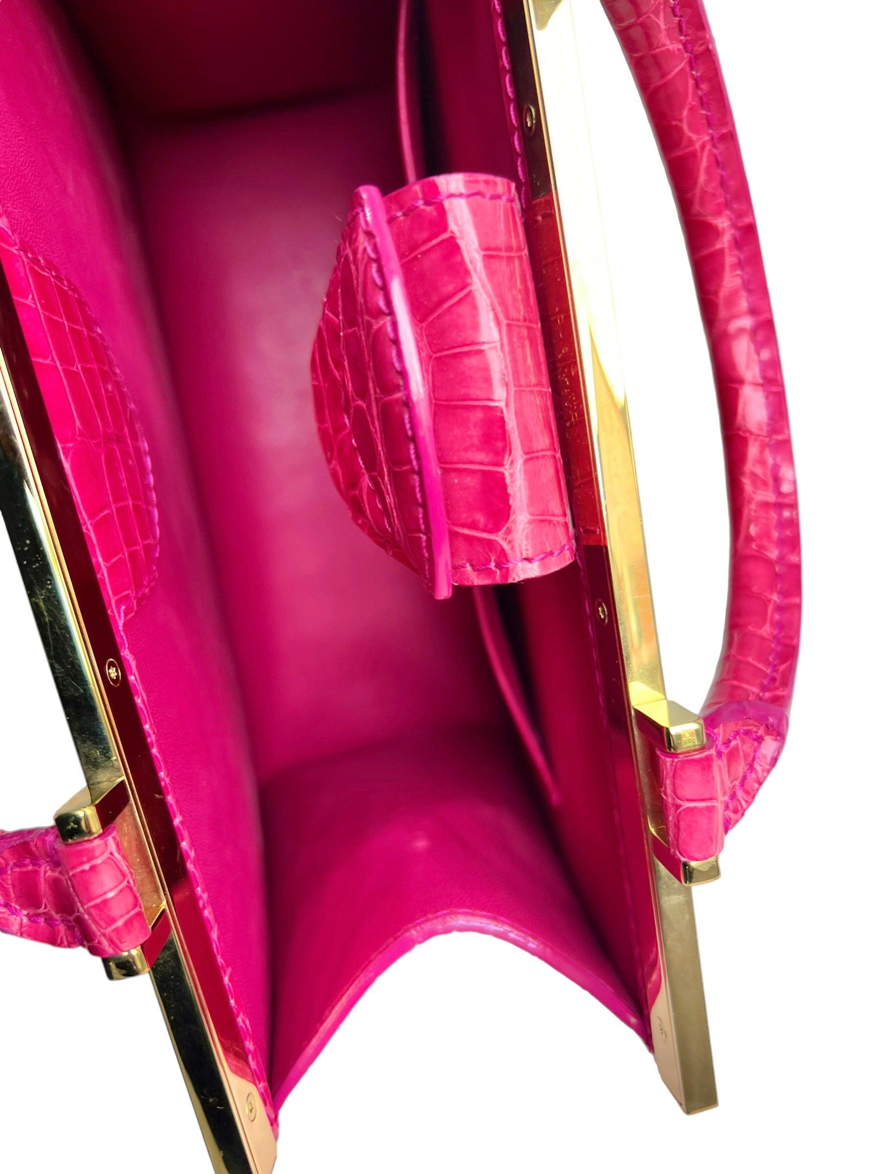 Louis Vuitton Exotic Leather Handbag For Sale 3