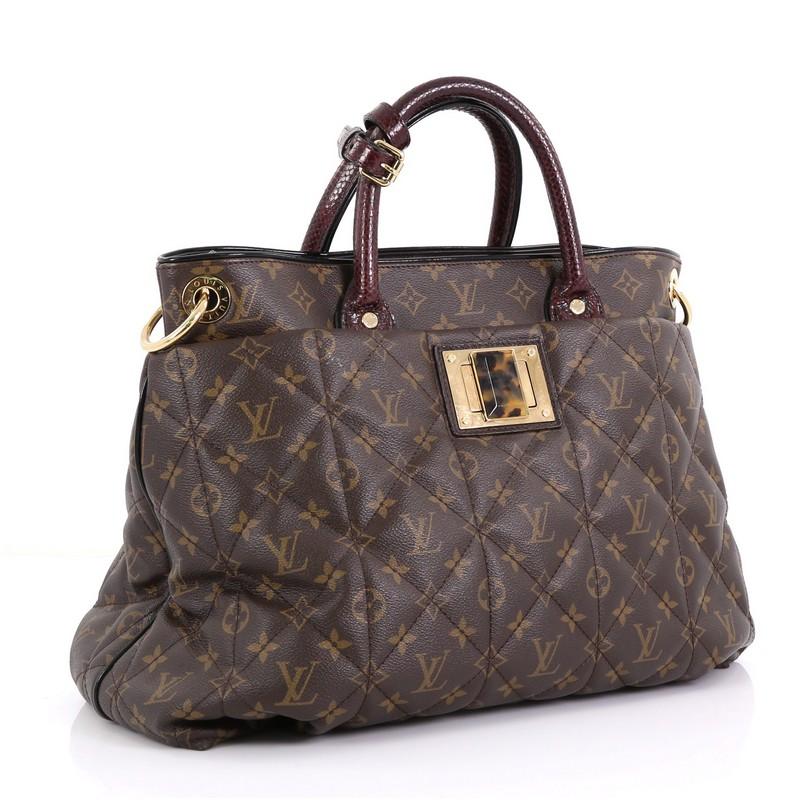 Black Louis Vuitton Exotique Handbag Monogram Etoile GM