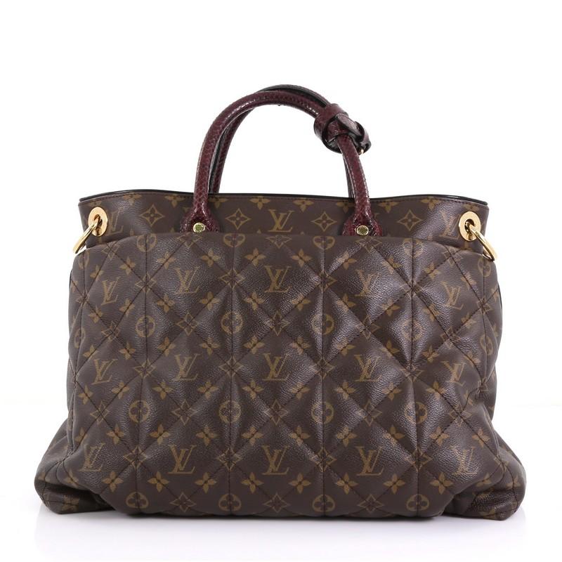 Louis Vuitton Exotique Handbag Monogram Etoile GM In Good Condition In NY, NY