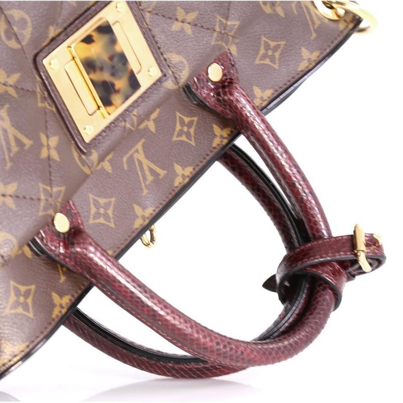 Louis Vuitton Exotique Handbag Monogram Etoile GM 2