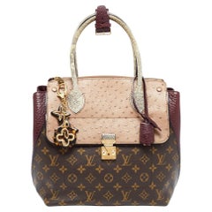 Used Louis Vuitton Exotique Monogram Lizard, Ostrich and Leather Limited Edition 