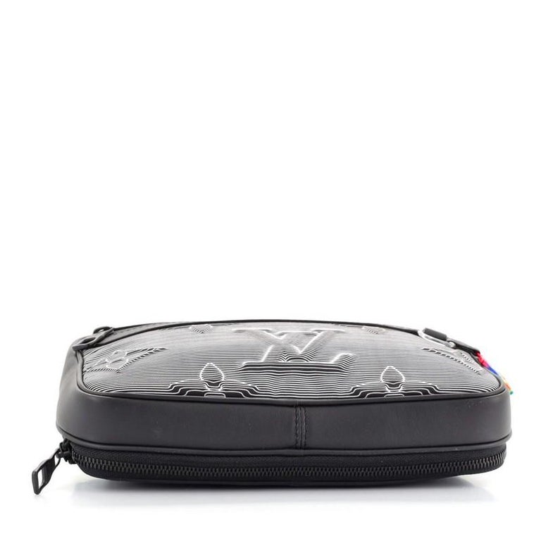 Louis Vuitton Expandable Messenger Bag Limited Edition 2054 Monogram  Textile Black 221769313