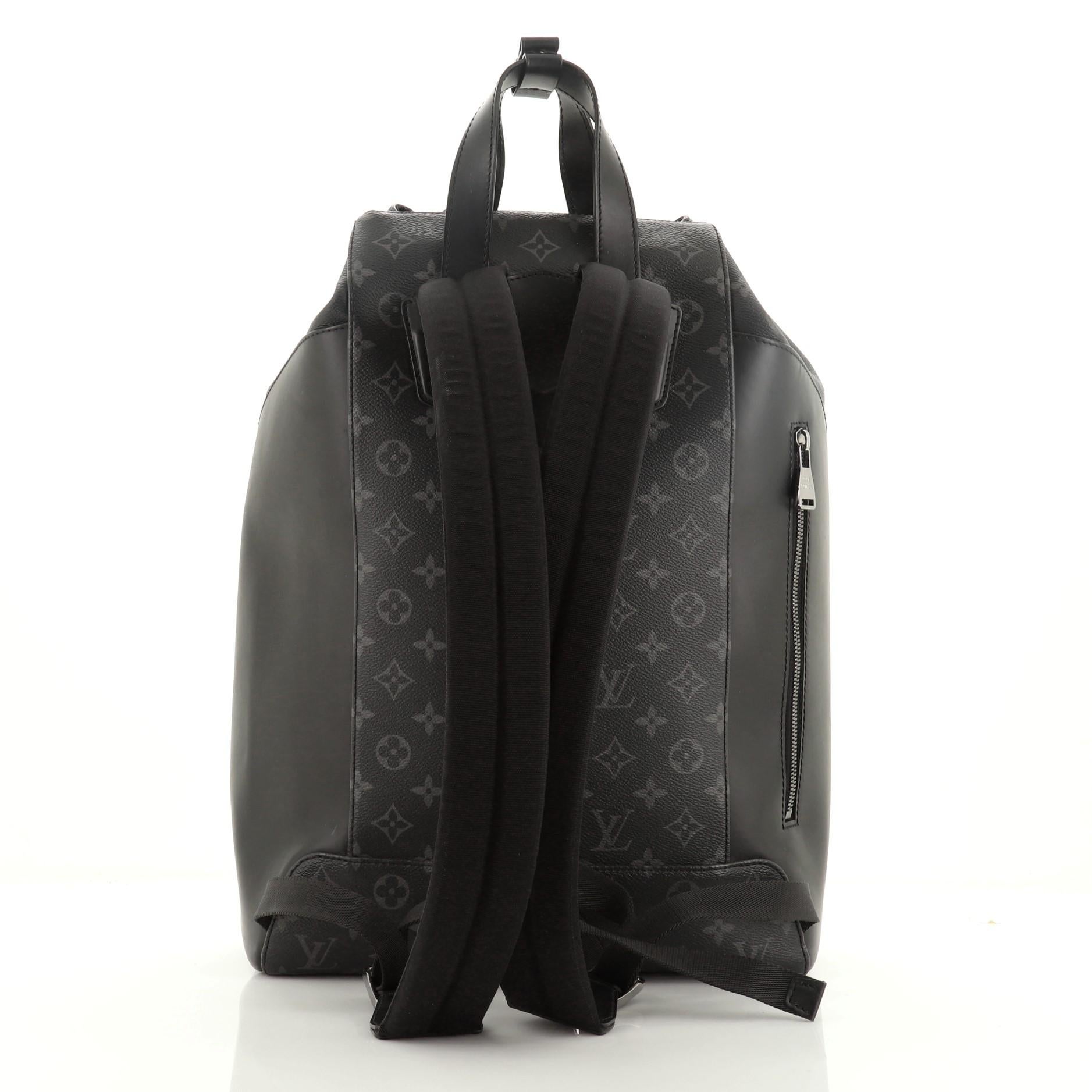 Louis Vuitton Explorer Backpack Monogram Eclipse Canvas In Good Condition In NY, NY