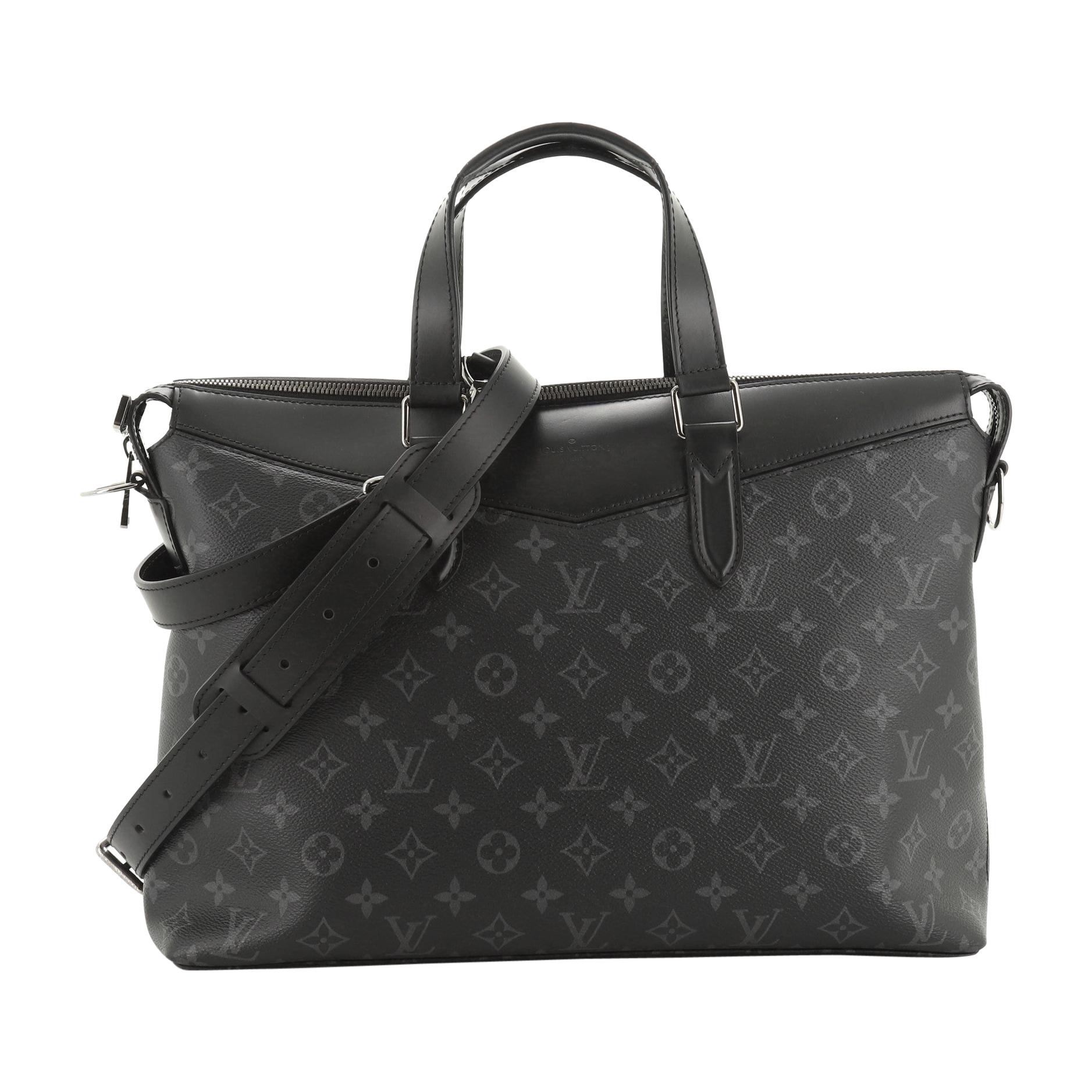 Louis Vuitton Explorer Briefcase Monogram Eclipse Canvas