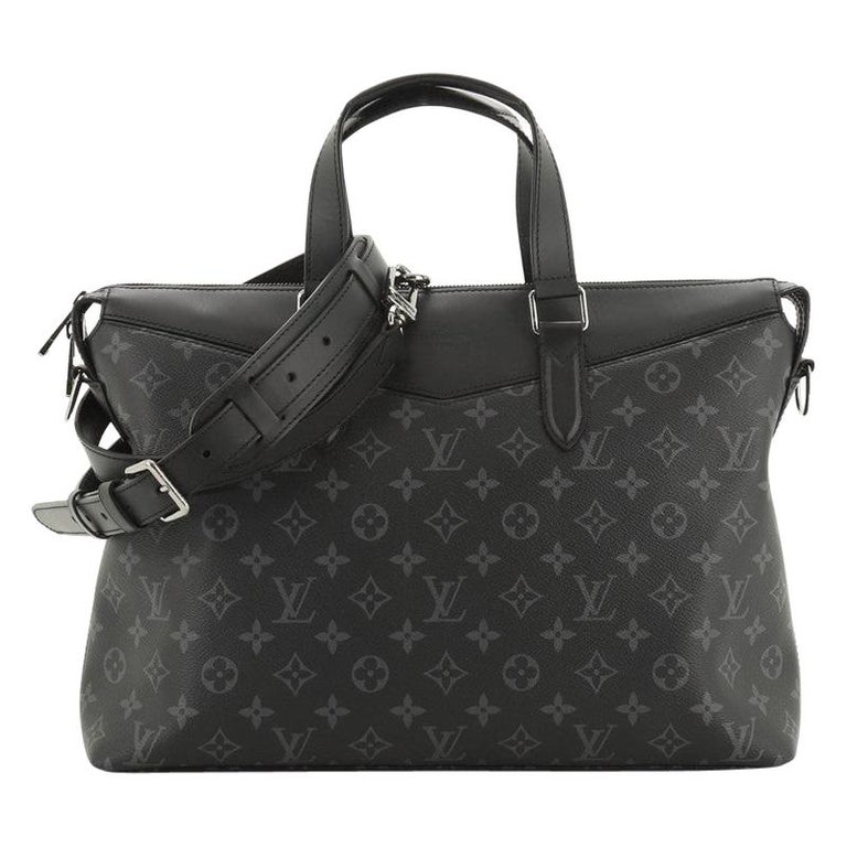 Louis Vuitton Explorer Briefcase Monogram Eclipse Canvas For Sale at