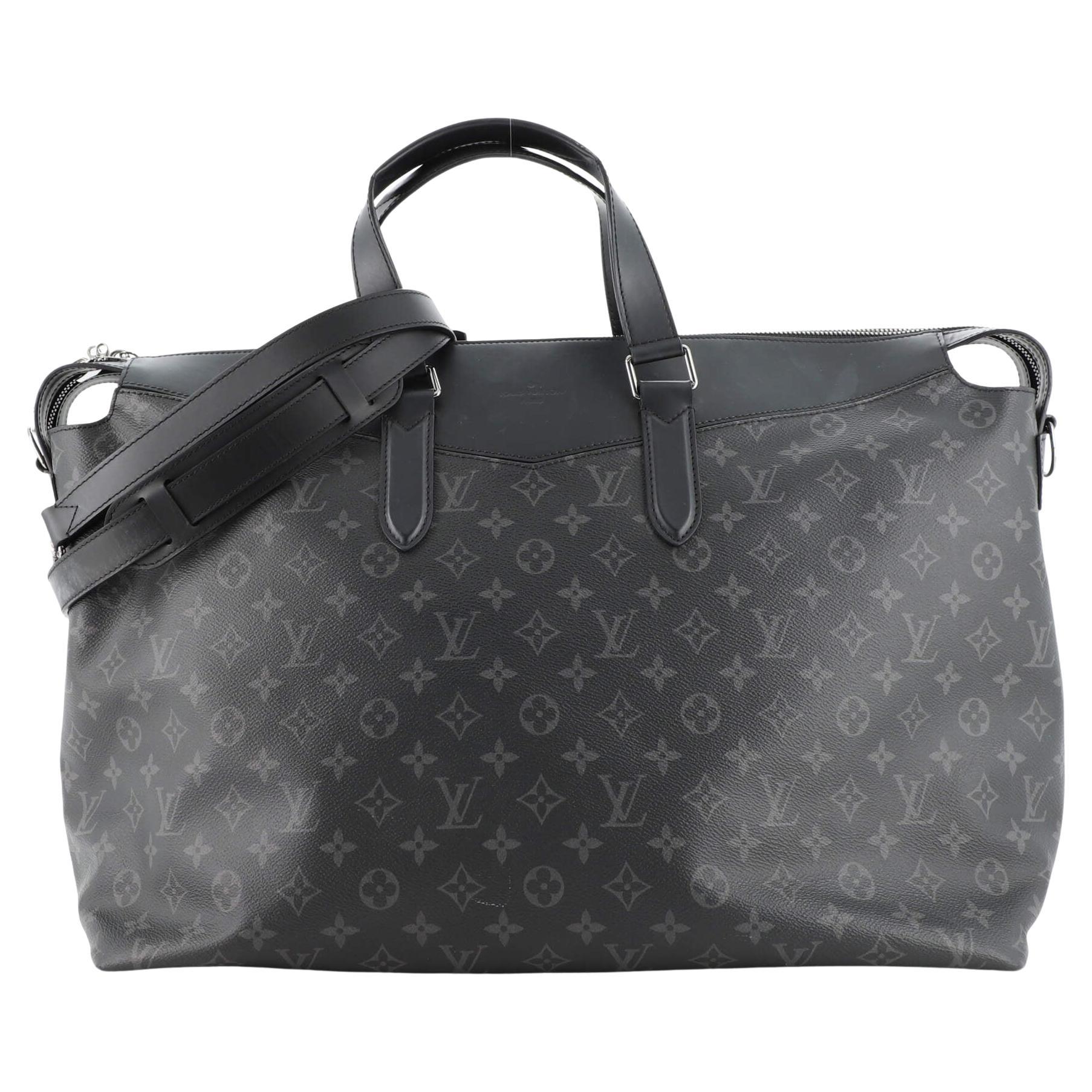 LOUIS VUITTON NEO ALEXANDER ARDOISE Black Leather Briefcase at