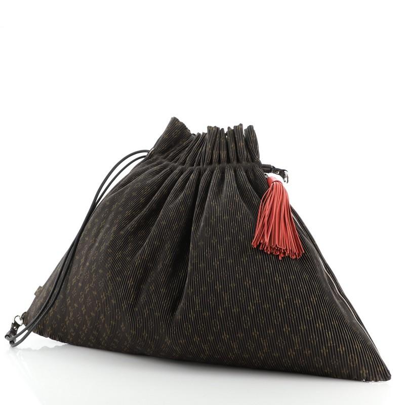 Louis Vuitton Explorer Shoulder Bag Pleated Monogram Canvas GM In Good Condition In NY, NY