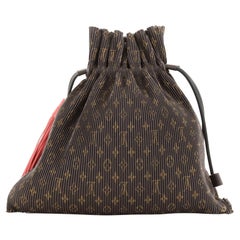 Louis Vuitton Explorer Shoulder Bag Pleated Monogram Canvas MM