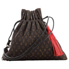 Louis Vuitton Explorer Shoulder Bag Pleated Monogram Canvas MM