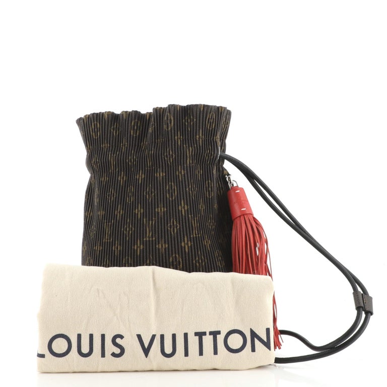 Louis Vuitton Explorer Shoulder Bag Pleated Monogram Canvas PM