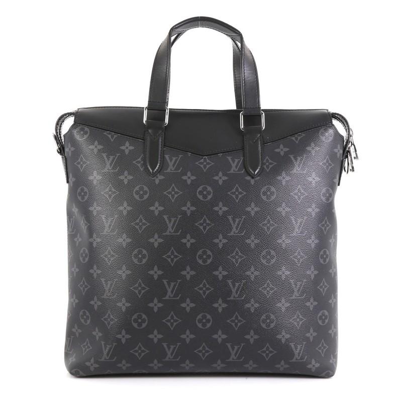 Louis Vuitton Explorer Tote Monogram Eclipse Canvas In Good Condition In NY, NY
