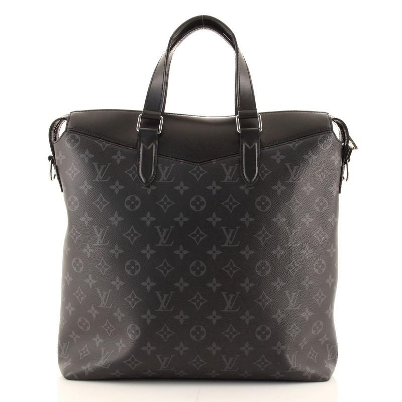 Louis Vuitton Explorer Tote Monogram Eclipse Canvas In Good Condition In NY, NY
