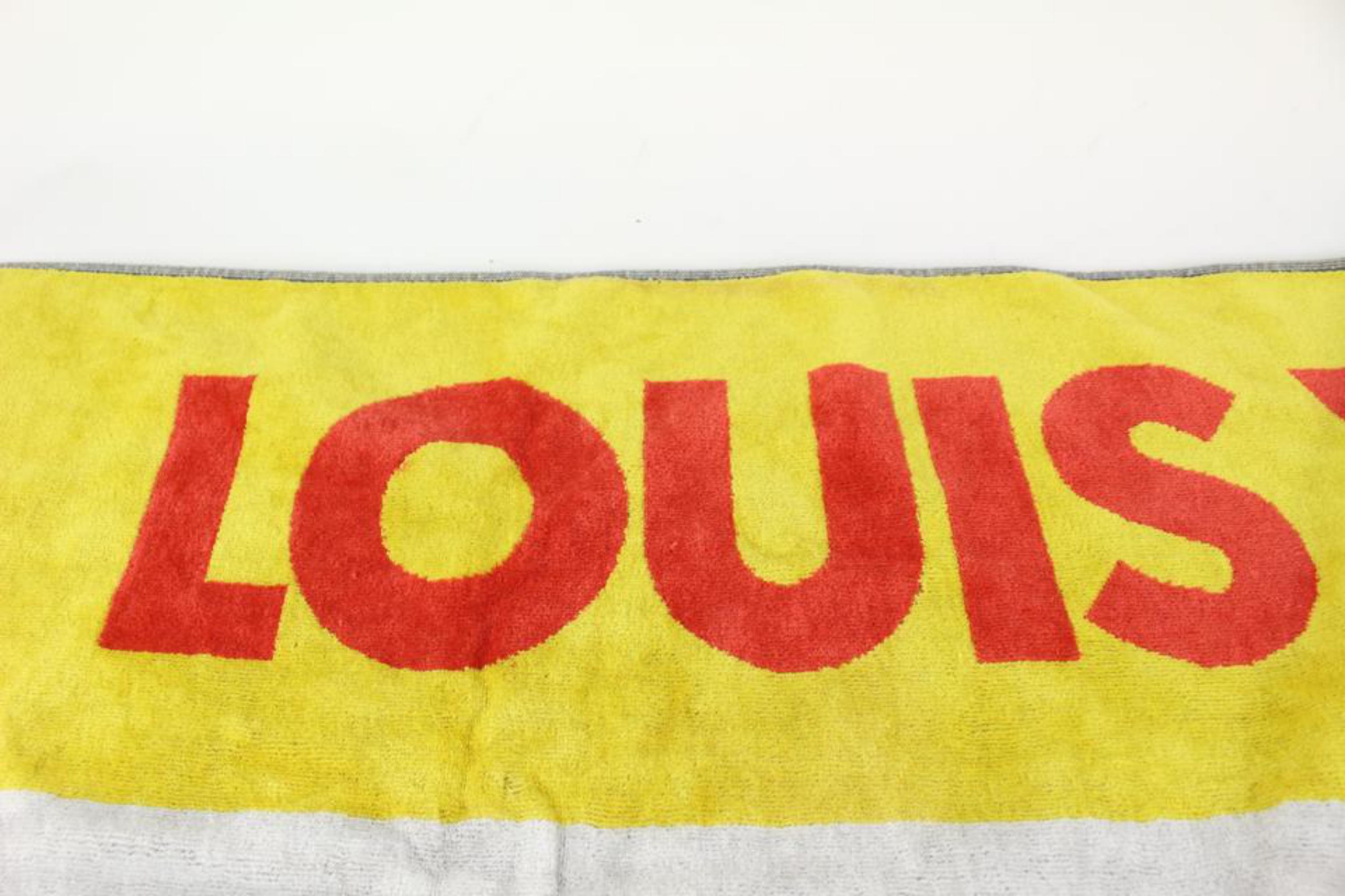 Women's or Men's Louis Vuitton Extra Large 2003 LV Cup Auckland Beach Towel 1018lv5 For Sale